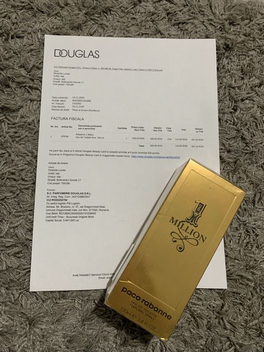 Paco Rabanne One Million - Sigilat,