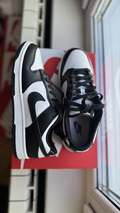 Nike dunk low black&white