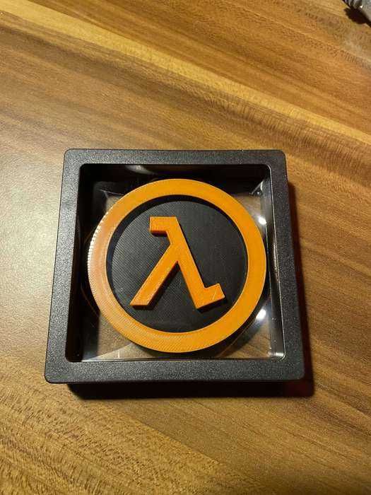 Emblema Half Life cu display stand