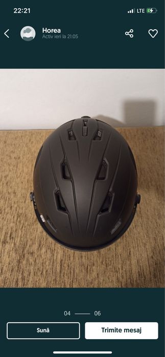 Casca ski barbati nevica