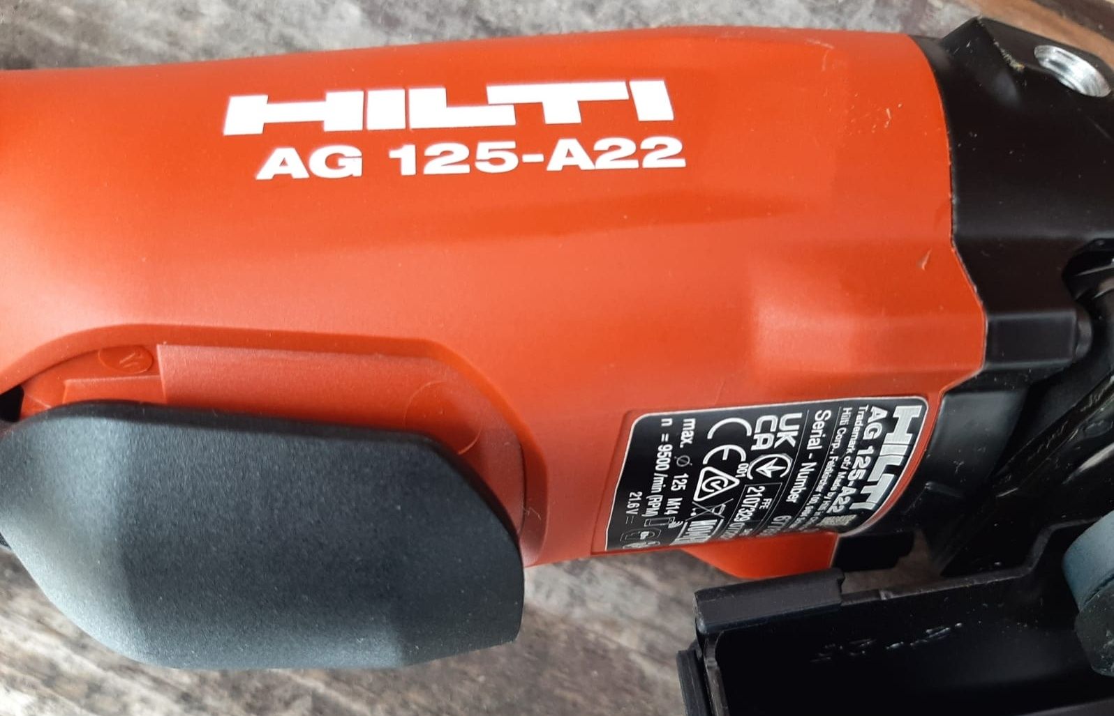 Polizor  unghiular HILTI  AG 125-A22