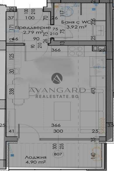Продава се Едностаен апартамент в Пловдив, Кючук Париж - 44 кв.м за 1054 €/кв.м - Снимка #1