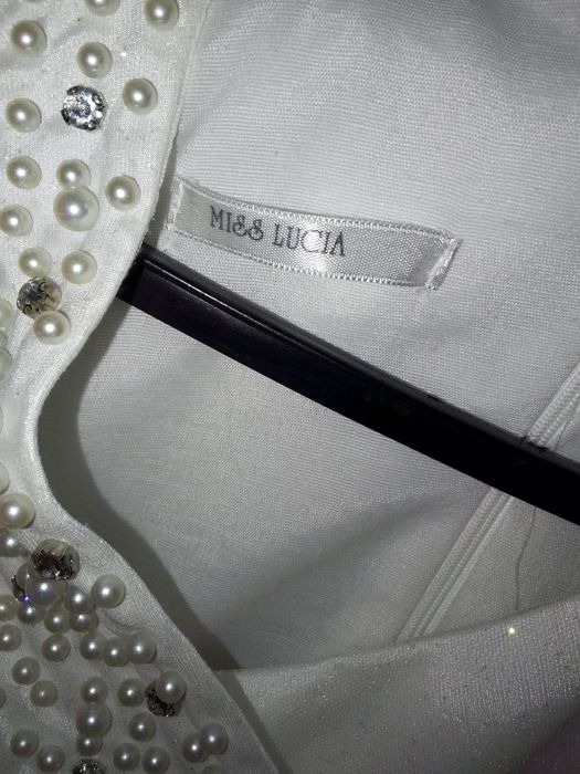 Вечернее белое платье