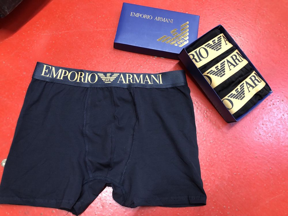 Boxeri bumbac Emporio Armani EA7 - 3 perechi pe set