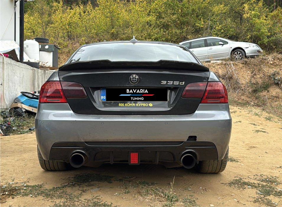 335 Оребрен Дифузьор с Ф1 стоп за BMW E92 E93