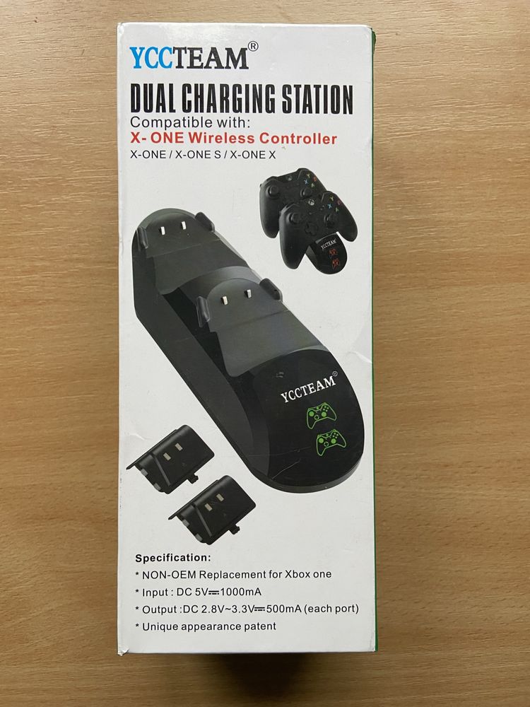 Dual charging station X-box