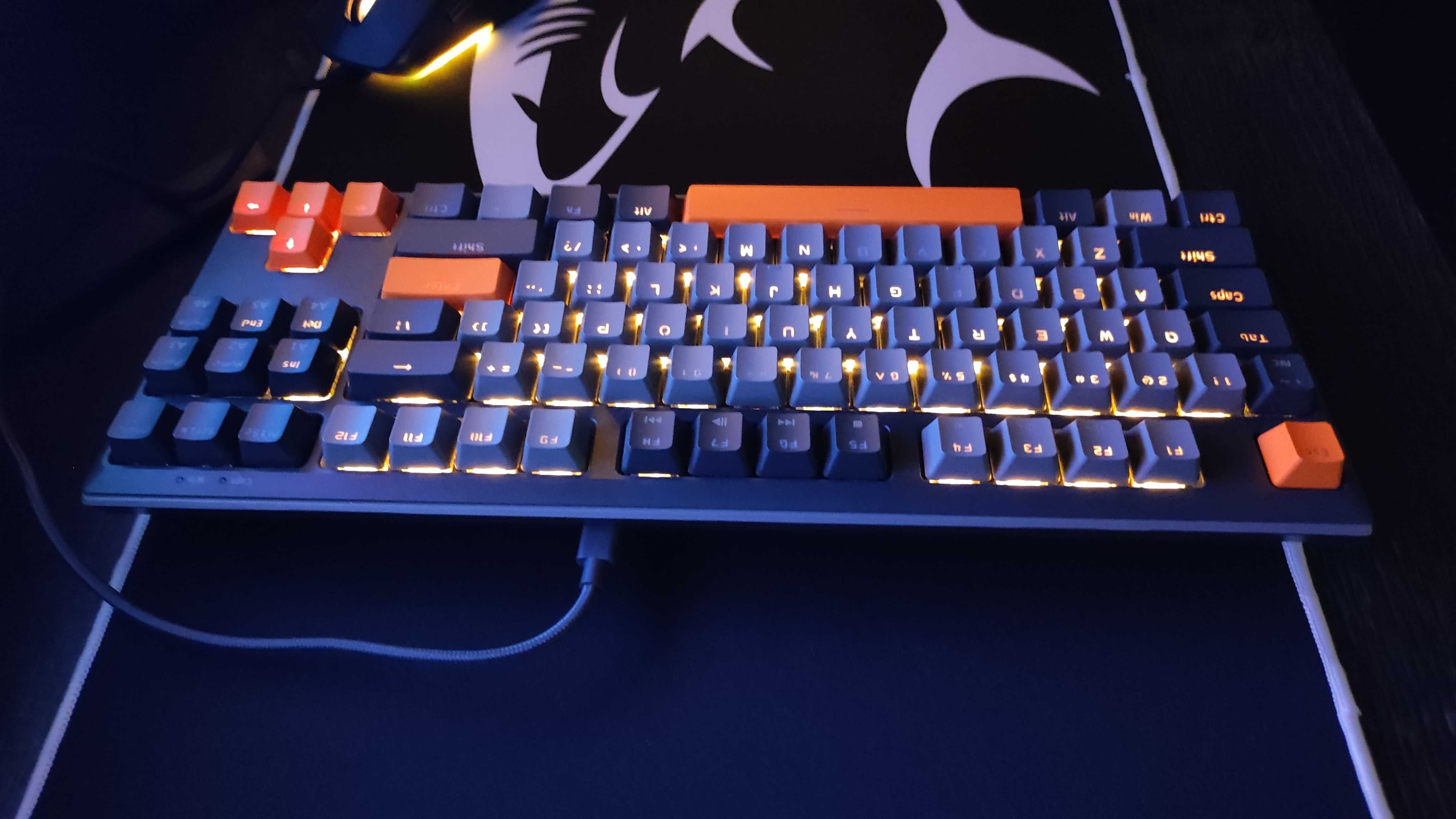 Геймърска клавиатура Marvo KG980-B , механична, RGB подсветка, USB
