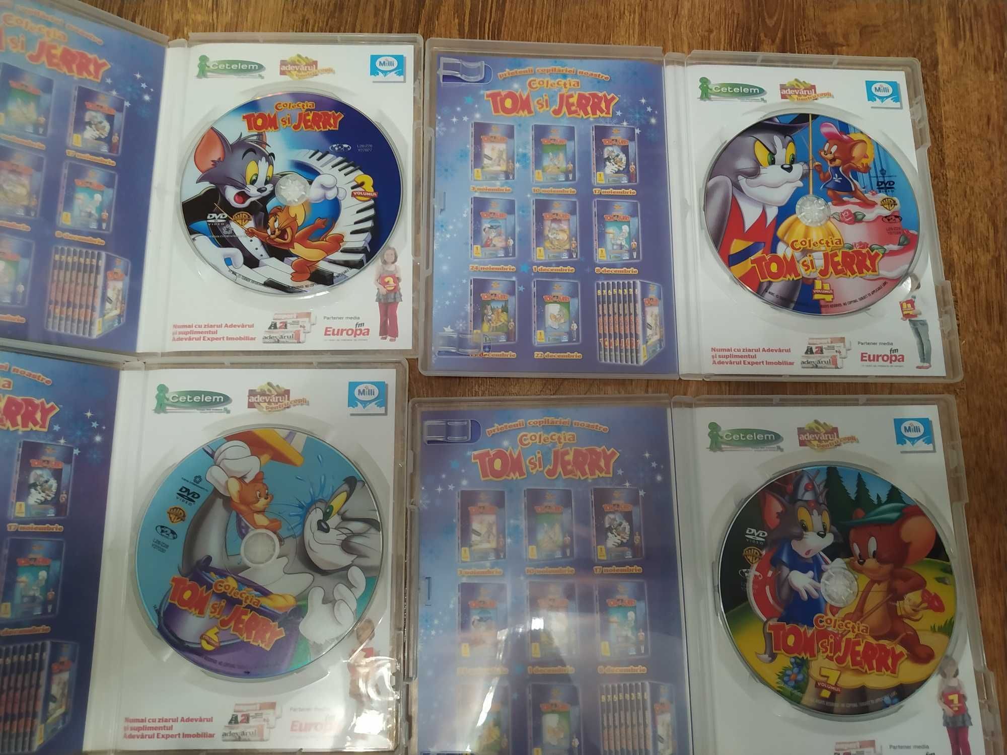 Colectia TOM SI JERRY - 8 dvd-uri