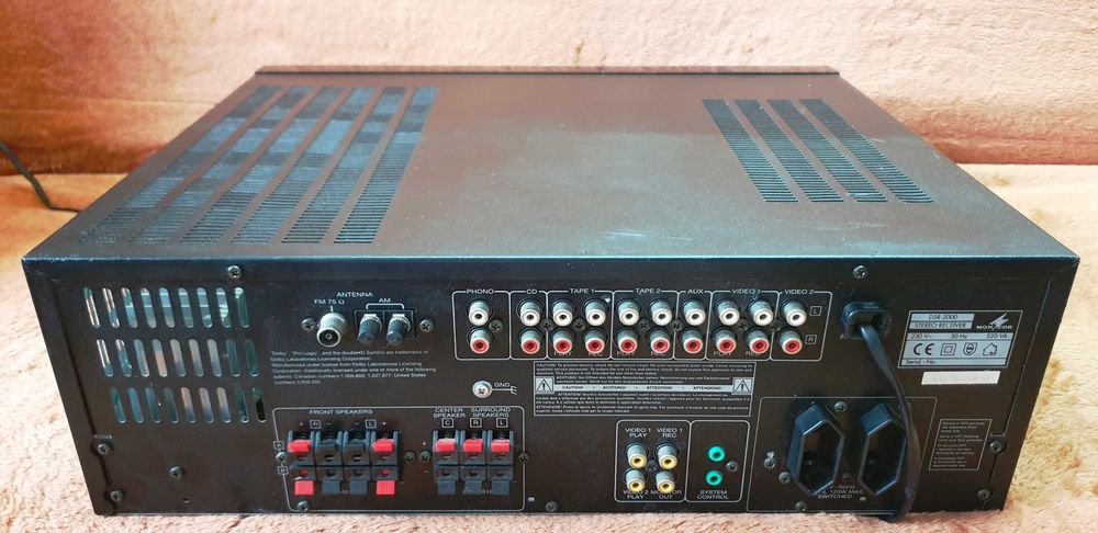 Monacor DSR-2000 amplituner 2X100W pe 8 Ohm