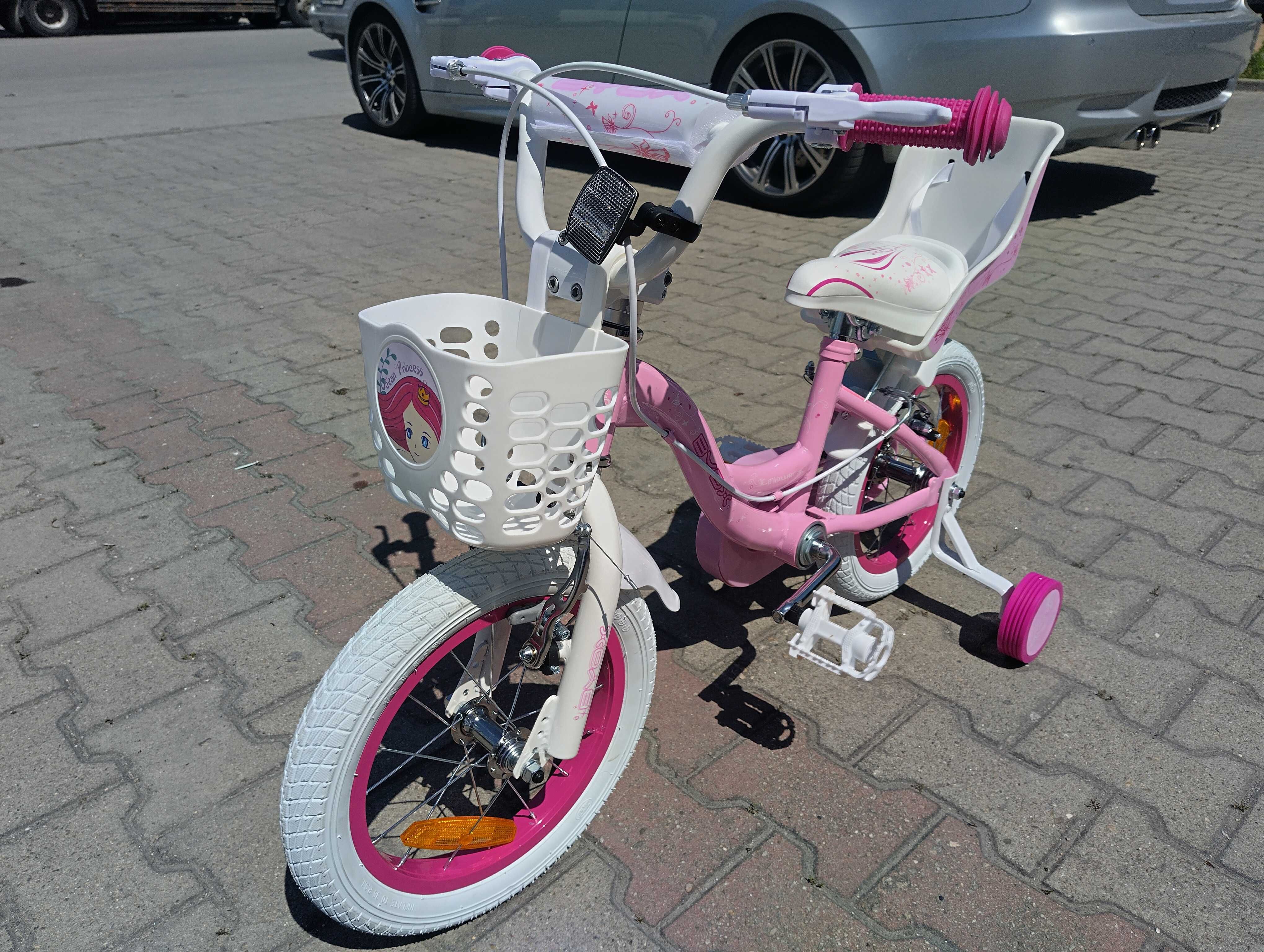 BYOX Велосипед 14" FLOWER pinky