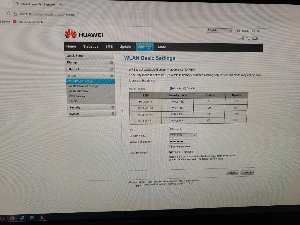Рутер Huawei B310s-22 отключване A1, vivacom, yettel