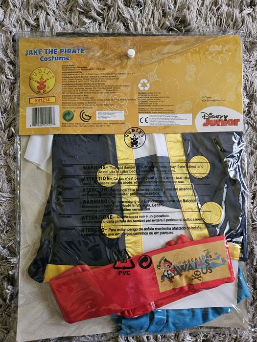 Costum 92-98-104 piratul Jacke Halloween, carnaval
