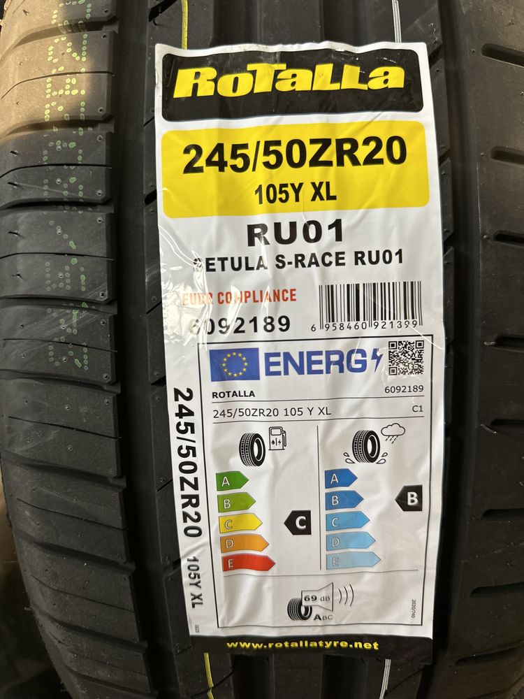 Нови летни гуми ROTALLA SETULA S-RACE RU01 245/50R20 105Y XL НОВ DOT