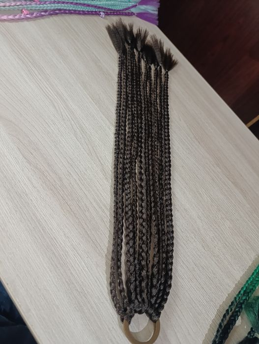 Съемные афрохвосты натуральных оттенков