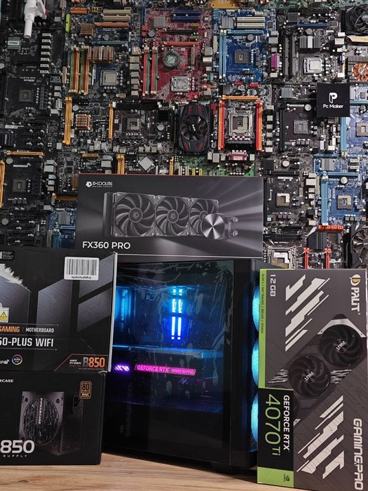 Мощный компьютер Ryzen 7 9700x/Ozu32 d5/RTX 4070ti 12g/SSD 1T