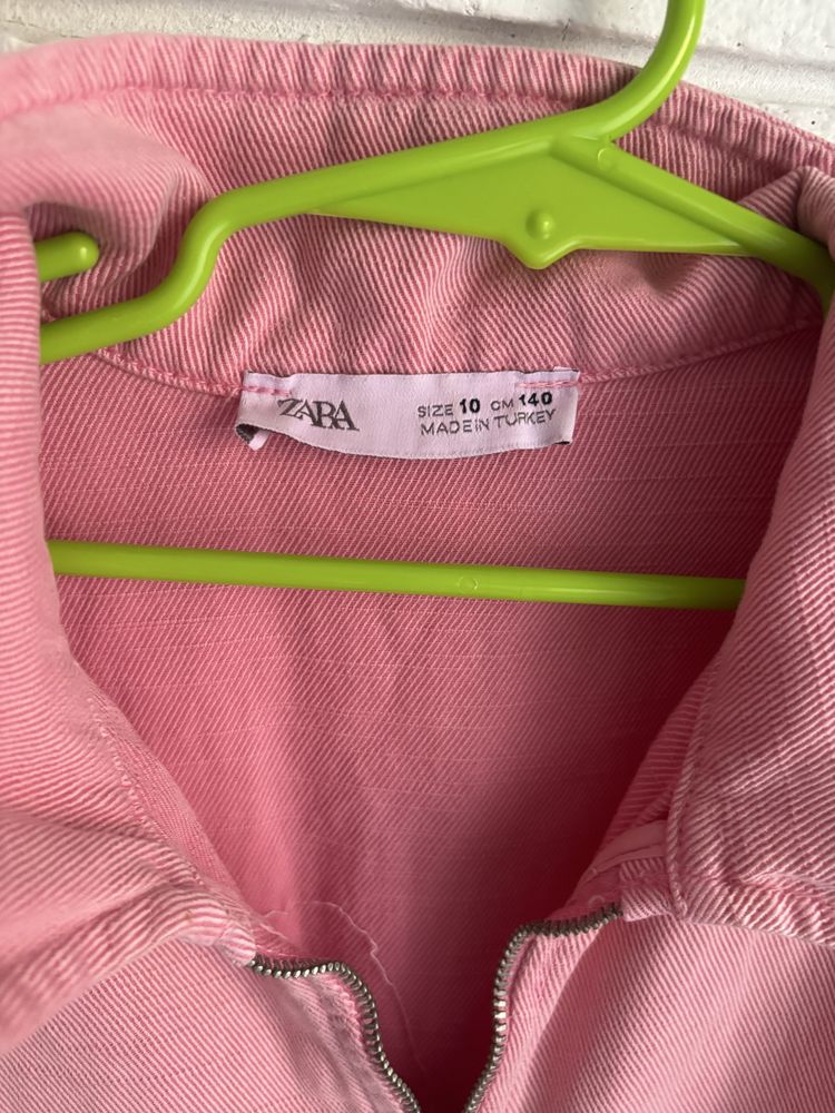 Zara - розов, дънков гащерирон 140 см