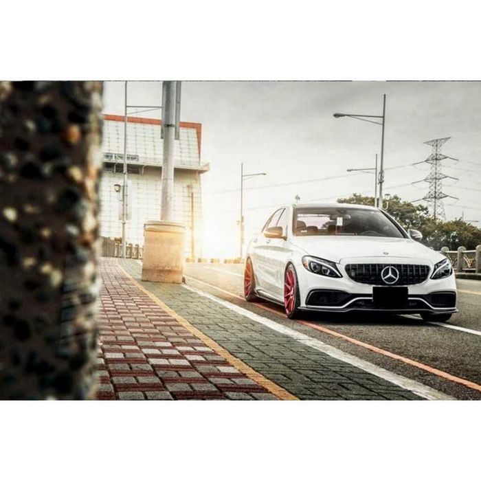 Решетка GT-R дизайн за MERCEDES C-CLASS W205 (2014-2018) черен гланц