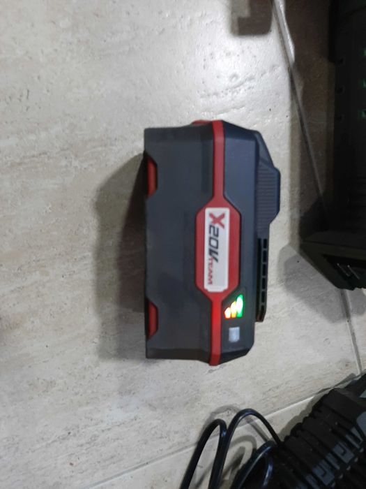 Нов Ъглошлайф на батерия Parkside PWSA 20-Li, Пълен Комплект