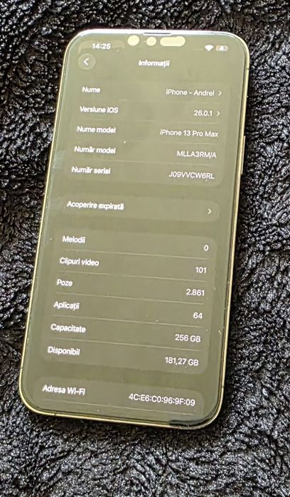 Iphone 13 PRO MAX 256 GB