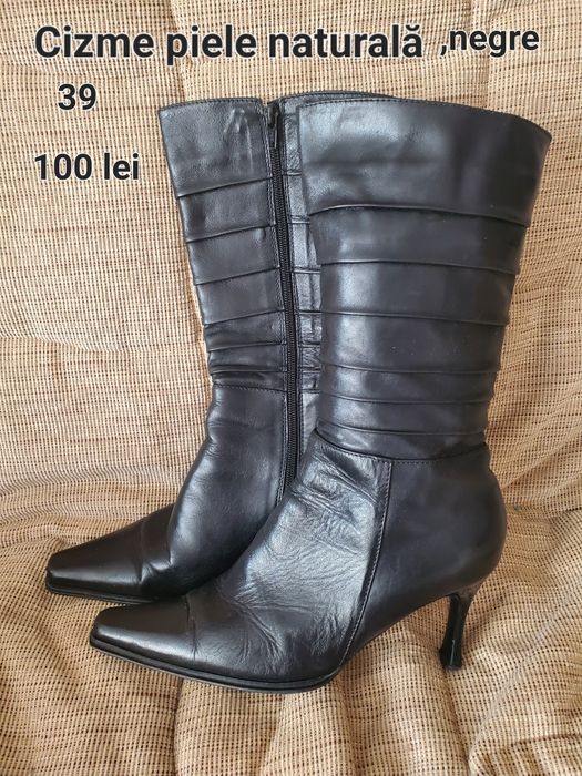 Cizme,ghete damă(piele naturală)