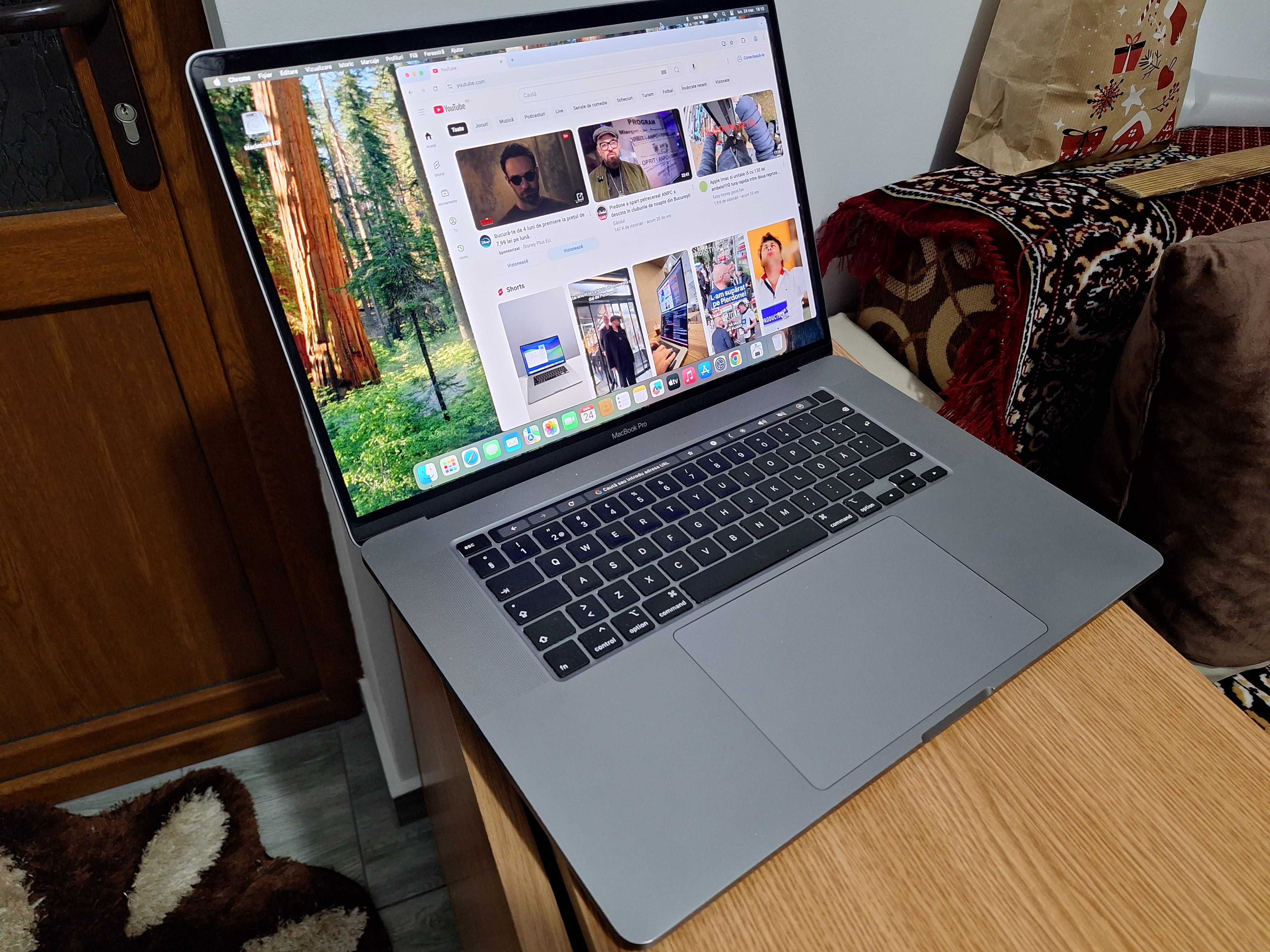 Macbook Pro 16 inch 2019 , I7 , 512 GB touchbar , IMPECABIL !