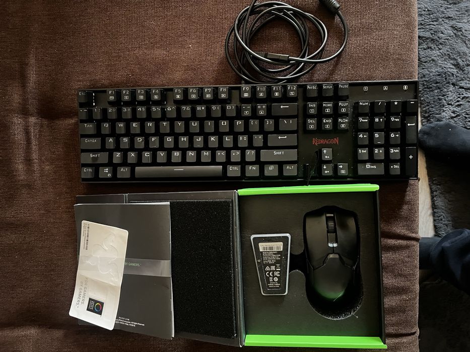 Mouse razer viper ultimate+tastatura redragon