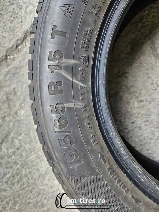 SET 2 Anvelope Iarna 195/65 R15 CONTINENTAL ContiWinterContact TS850