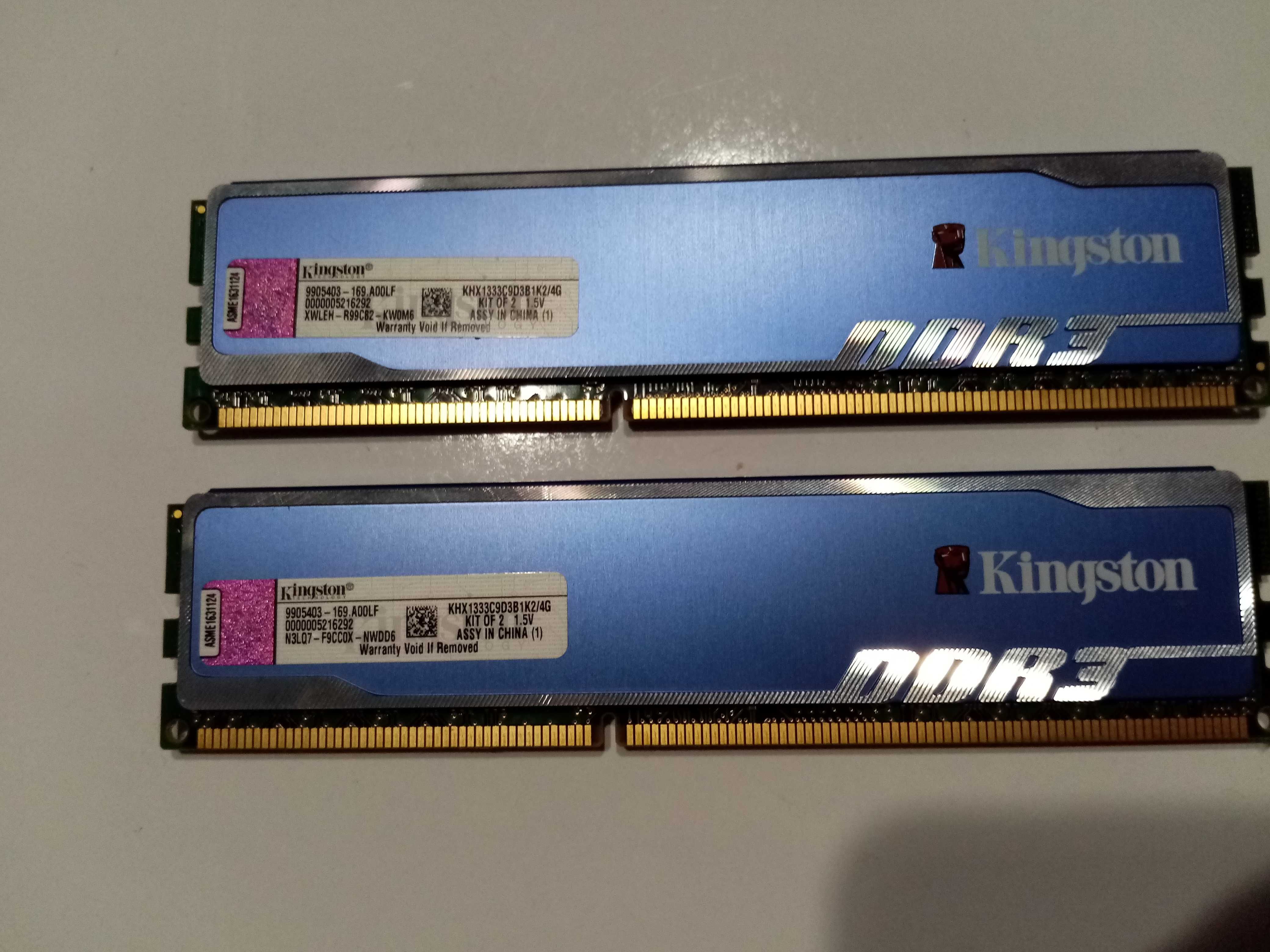 Памет Kingston DDR3 2x2g-4g