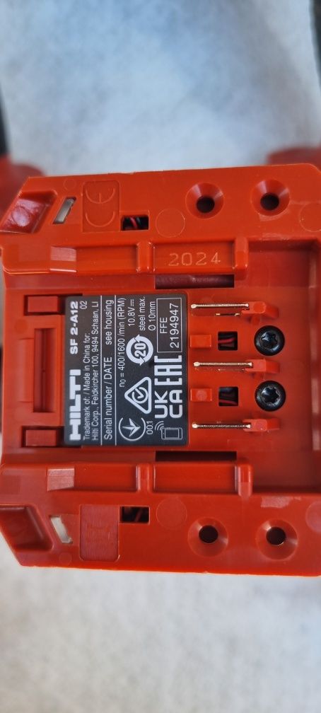 Autofiletante HILTI SF 2-A12 noi 2024