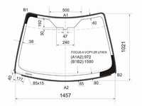 Стекло лобовое Ford Focus