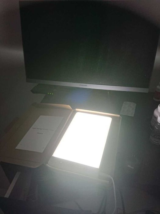 LED лампа 10000 Lux за светлолечение, регулируема, за настроение