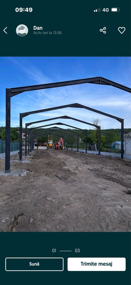 Vand structura metalica