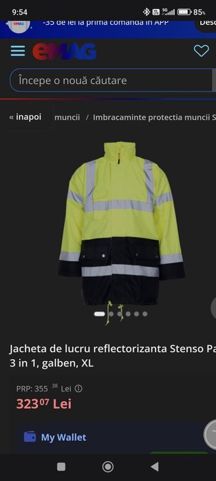 Vând haina de lucru