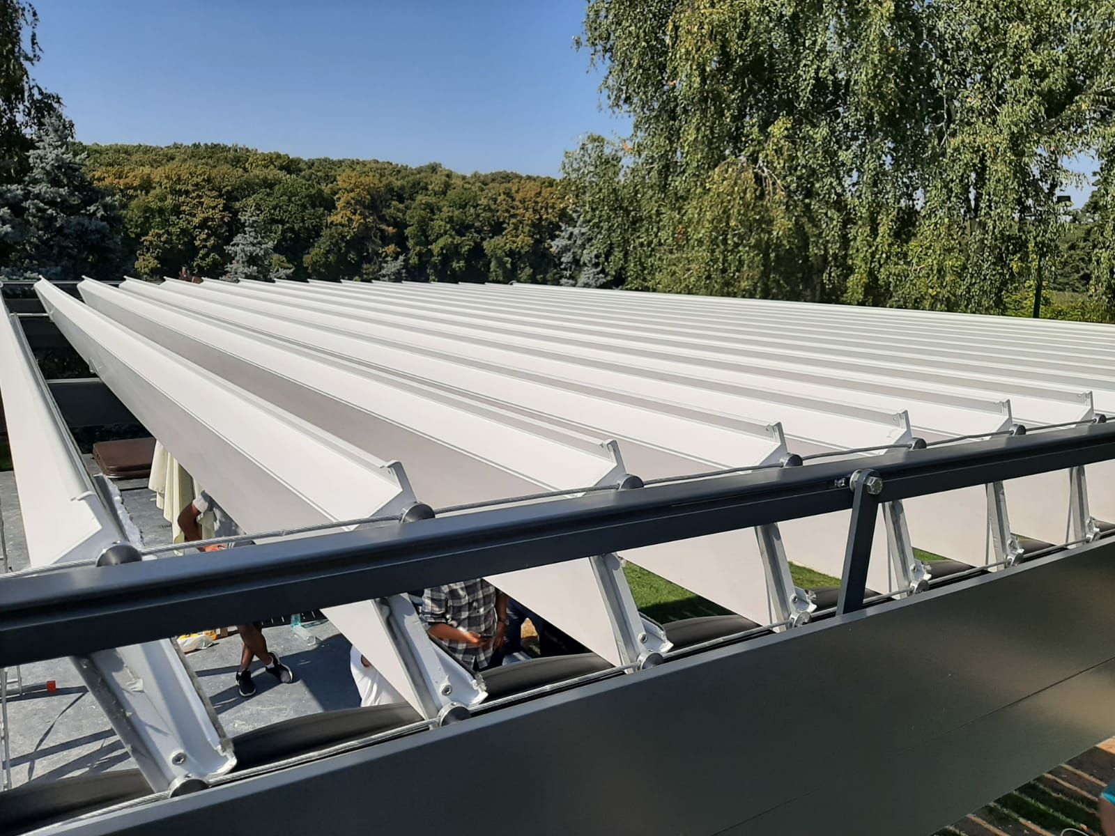 Pergola bioclimatica Rolling roof