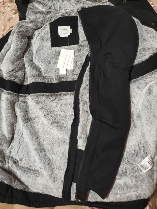 3 в 1 зимна парка за бременни - преди,  по време и след бременността S