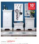 Comodă Hol JAZZ Mobexpert | Mobilier Clasic Alb | Stare Impecabilă