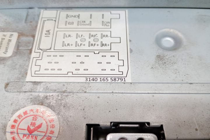 Radio  CD player 314016558791 Volkswagen VW Golf a 4-a generatie