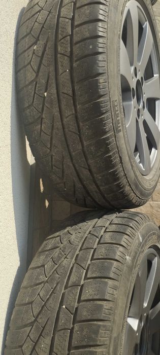 Оригинални джанти с нова боя 16 5х112 Мерцедес + зимни гуми