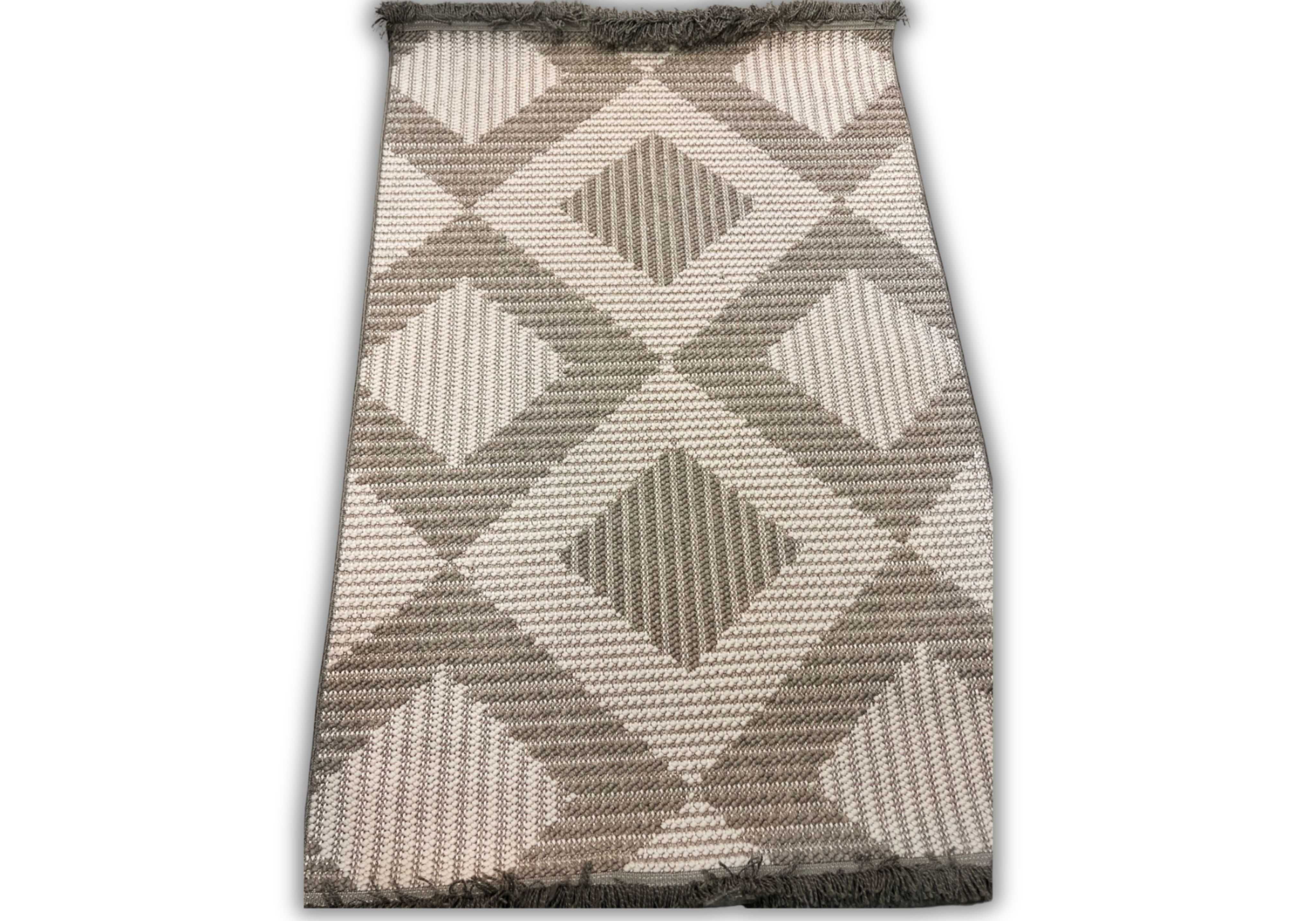 нов килим , Модерен дизайн, бежов цвят, 100x150 cm, Марка: Kilim Point