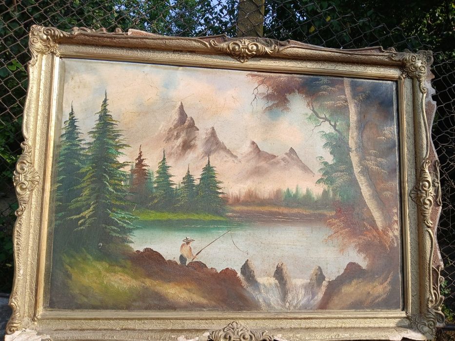 VAND 2 TABLOURI PICTATE.in ulei pe panză