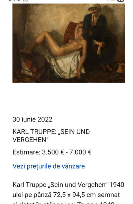 Vănd tablou autentic