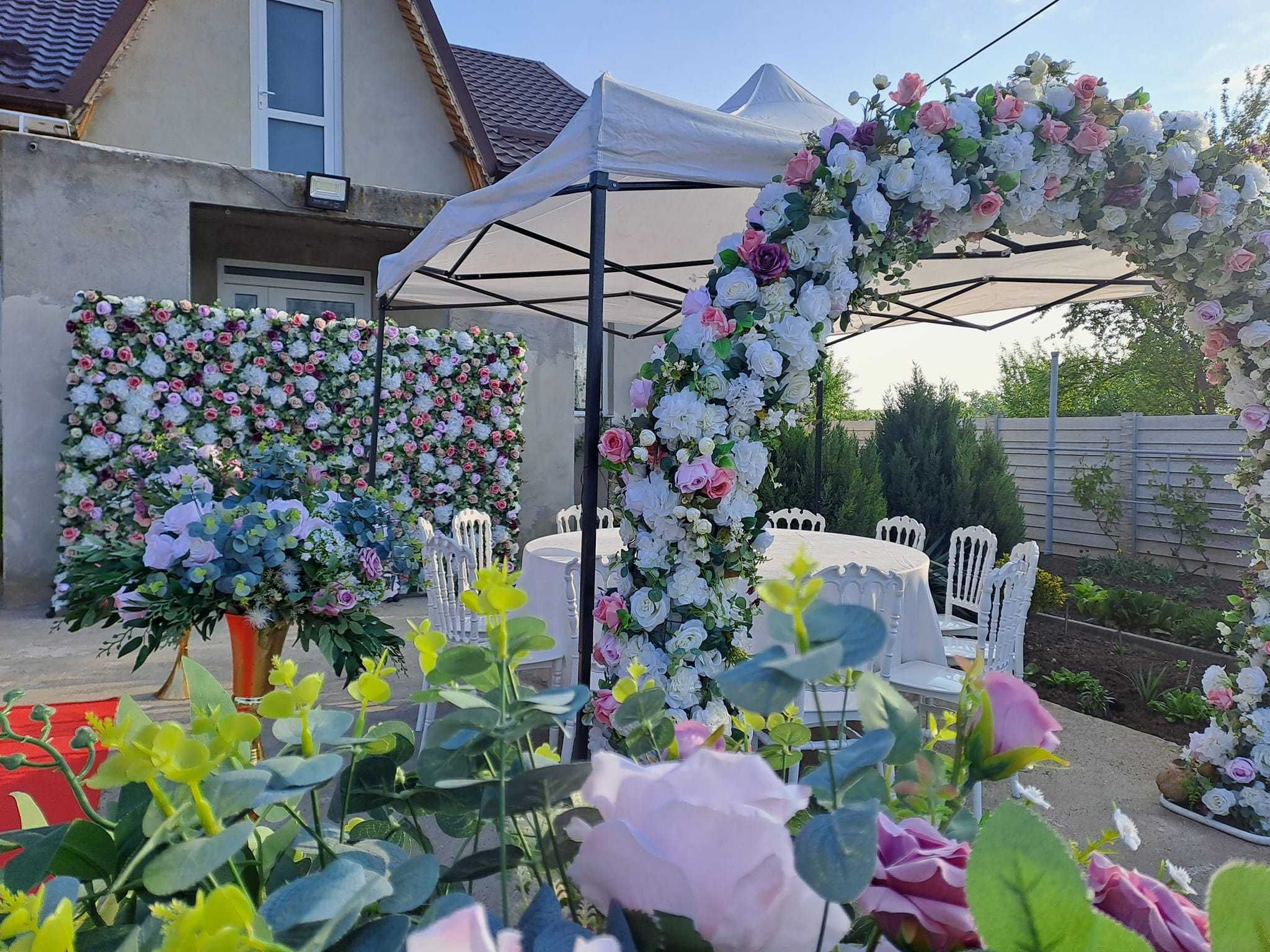 Pavilioane/mese/ scaune/decor pentru  nunti, botezuri, evenimente