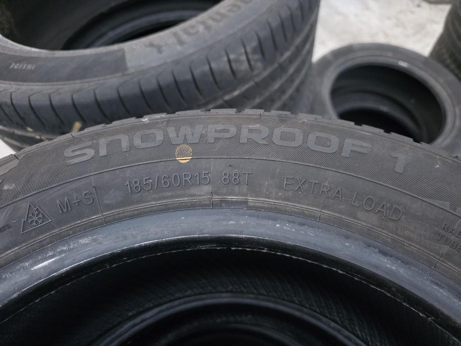 4бр Зимни гуми 185 60 15 - Nokian - DOT 2024