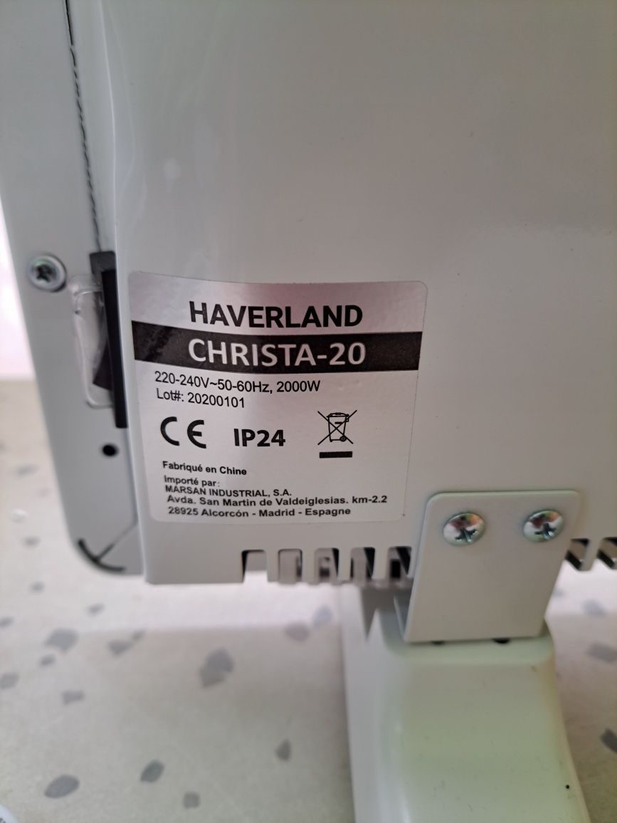 HAVERLAND CHRISTA-20  Стъклен конвектор електрическо отопление|  2000w