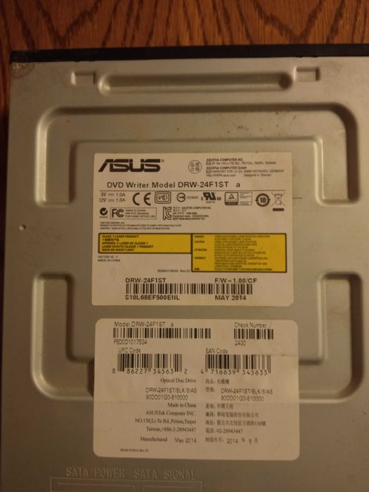 Switch RPC si DVD writer Asus