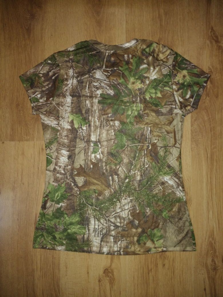 Tricou damă Realtree USA Xtra Green camuflaj mărimea S