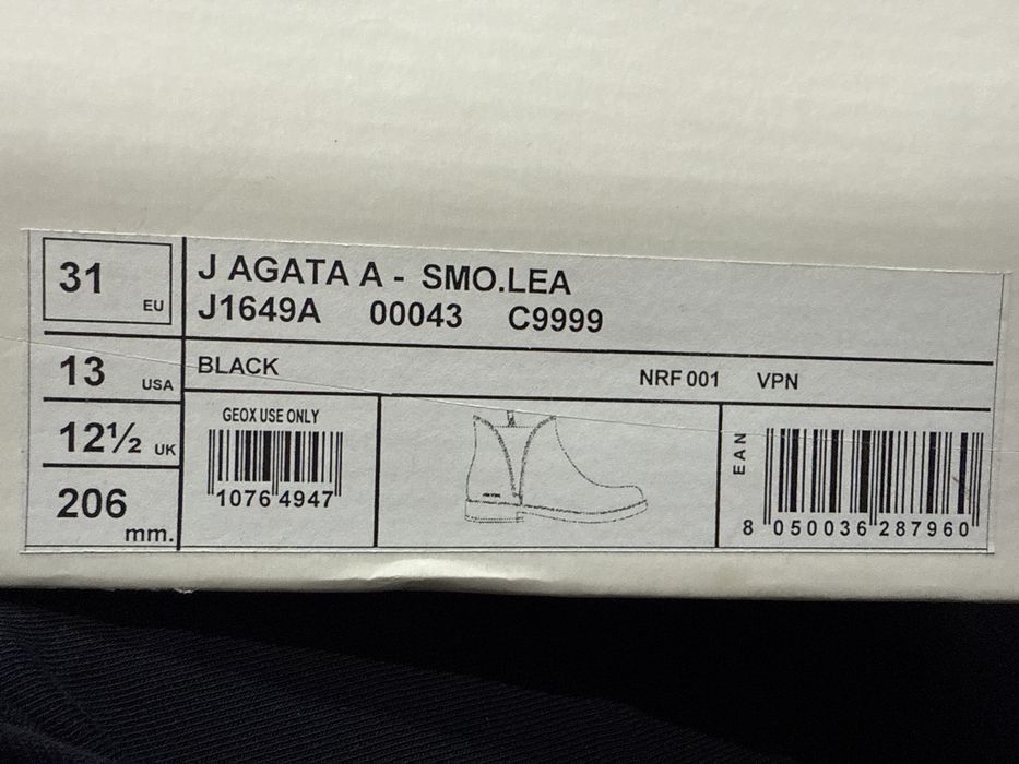 Ghete Geox piele, marimea 31