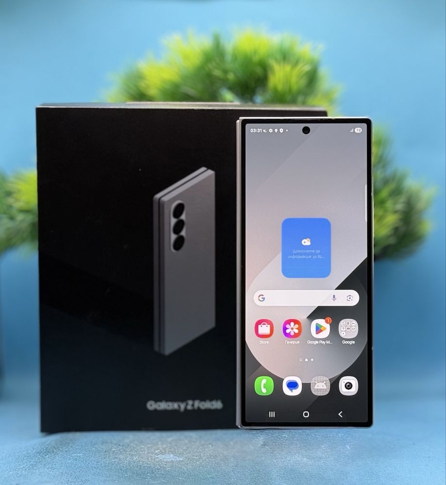 Samsung Galaxy Z Fold6, 12GB RAM, 256GB, 5G, Silver Shadow