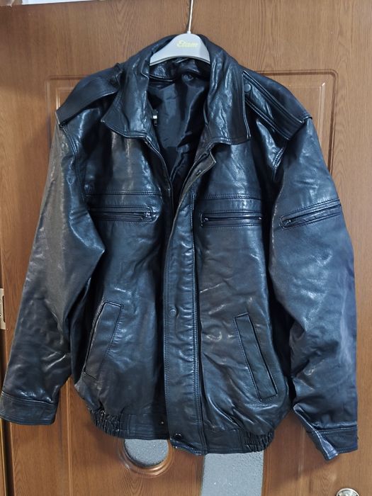 Geaca din piele naturala barbati