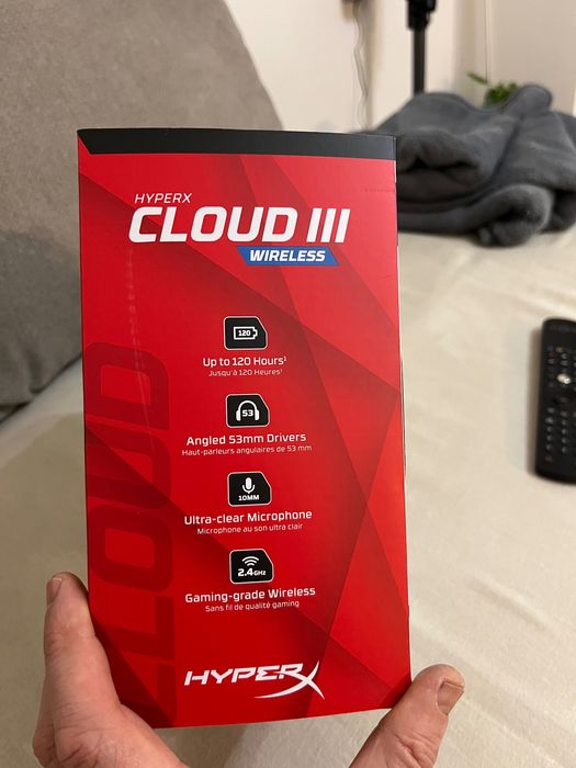 Безжични геймърски слушалки HyperX Cloud lll